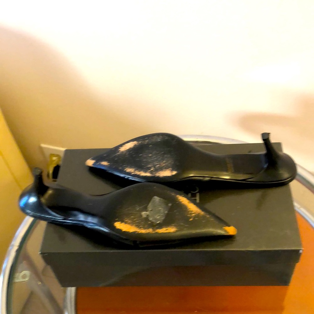 Black soft leather